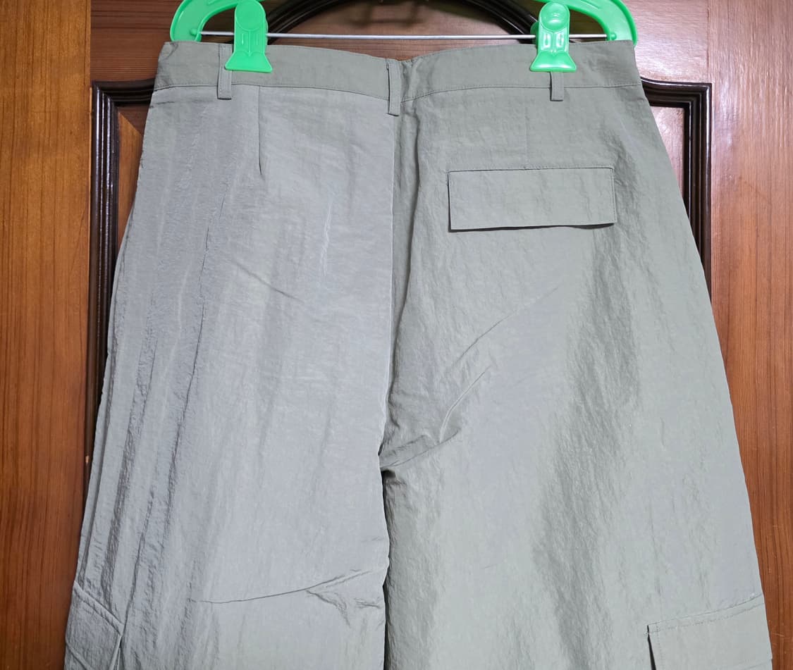노운 카고 바지 XL 32~34 오버핏 나일론 팬츠 카키 올리브 그린  상품이미지7
