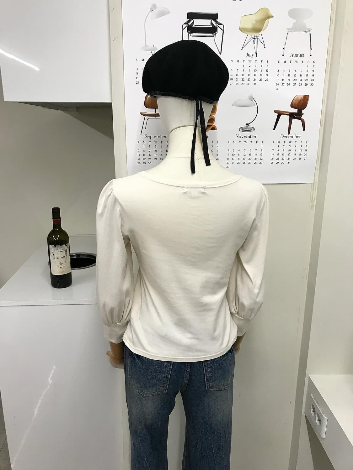 버버리 퍼프 7부 긴팔티 상품이미지8