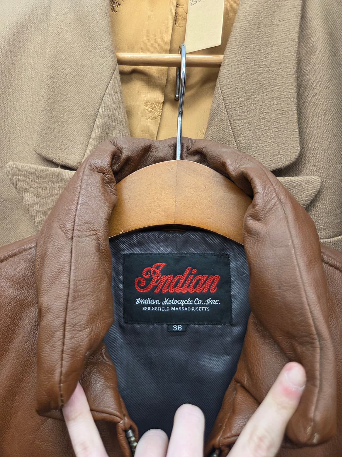 인디언 모터싸이클 레더 패딩 상품이미지7