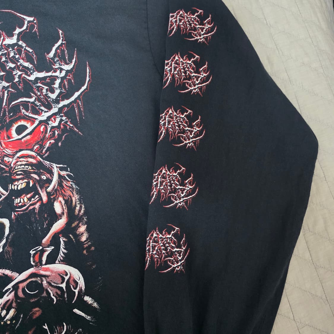 [XXL] 베르세르크 부틀렉 이더리얼 스튜디오 블랙 롱슬리브 상품이미지3