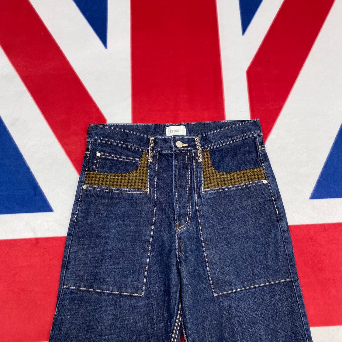 앤더슨벨 문 울 패치 진 L 상품이미지2