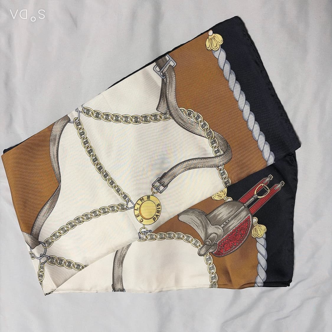 셀린느 체인/벨트 패턴 스카프 상품이미지1