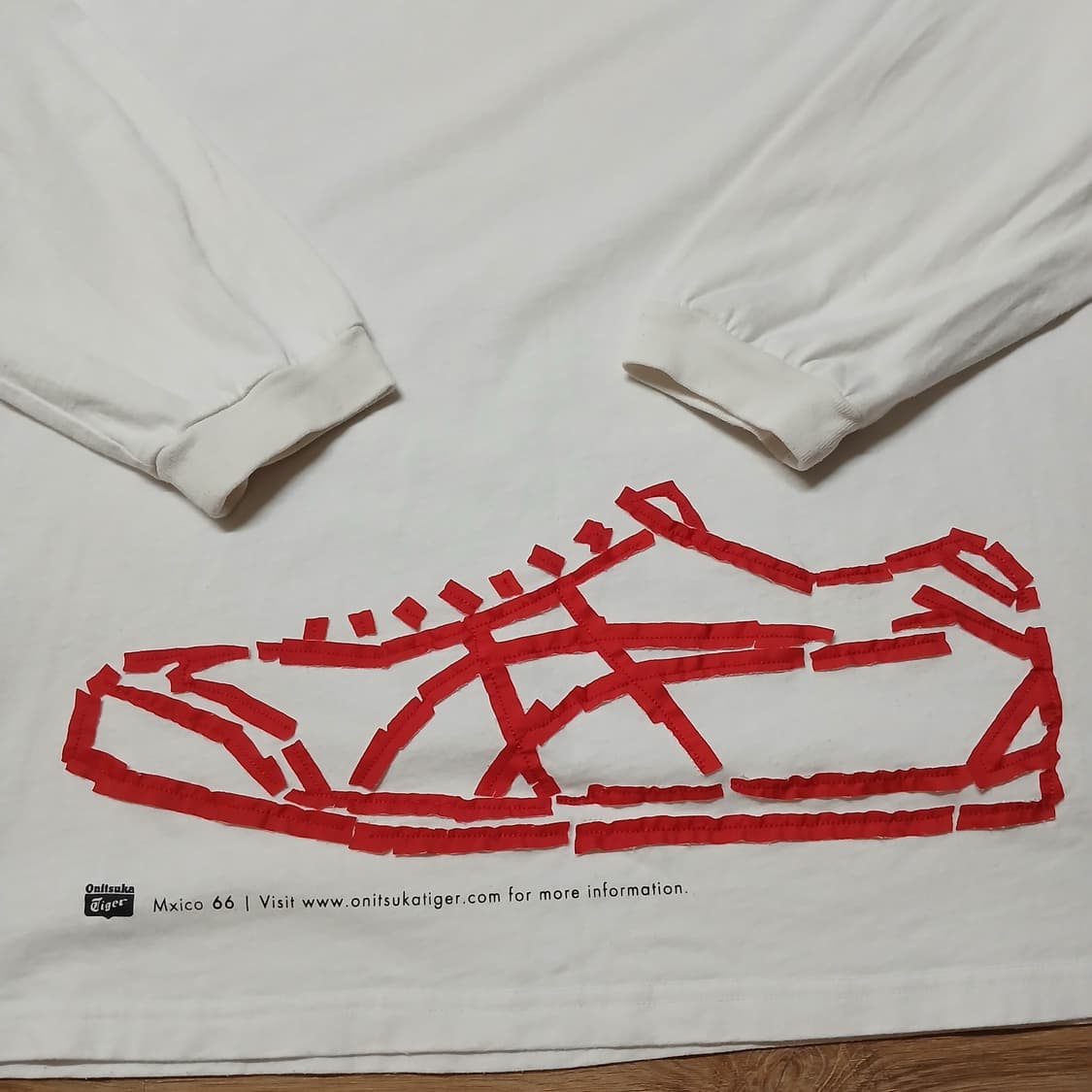 오니츠카타이거 onitsuka tiger 롱슬리브 긴팔티 오버핏 호랑이 상품이미지2