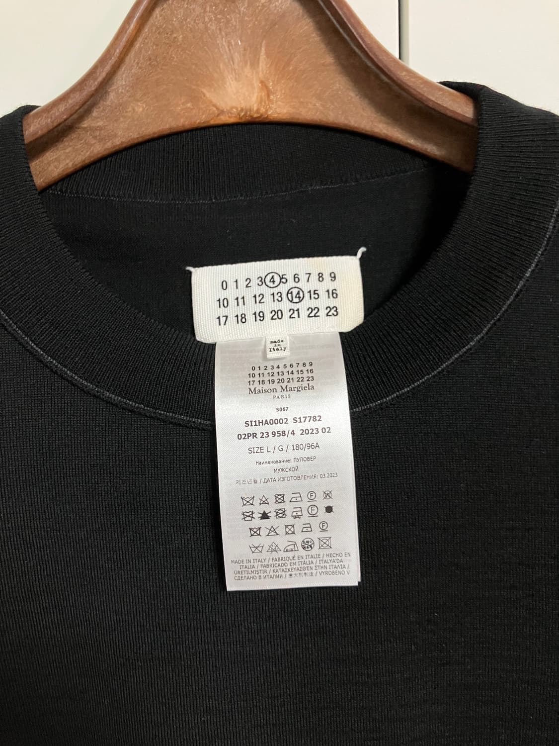 마르지엘라 니트 블랙 SI1HA0002 S17782 900f 상품이미지7