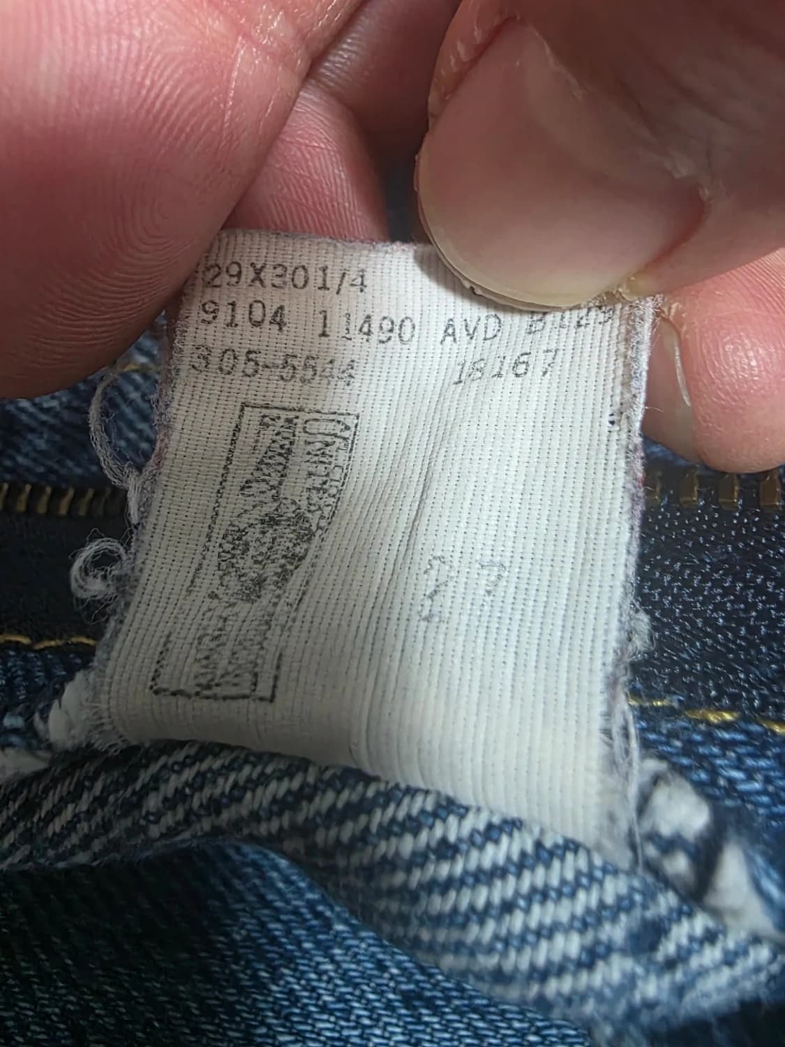 90s Made in USA 빈티지 Lee Riders 데님 팬츠 상품이미지10