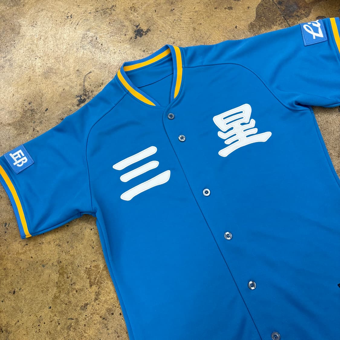 [정품/100] 삼성라이온즈 올드 어웨이 한자 유니폼 노마킹 b15 상품이미지1