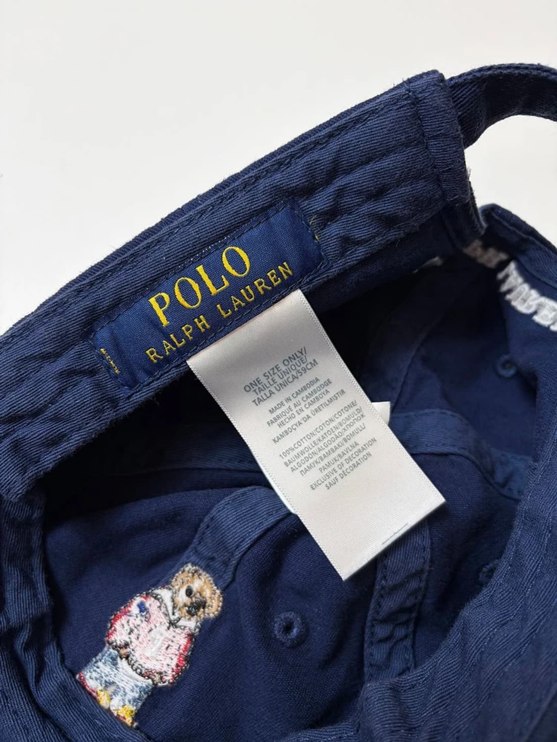 폴로 랄프로렌 우먼스 시그니처 베어 트윌 볼캡 모자 Q1487 상품이미지7