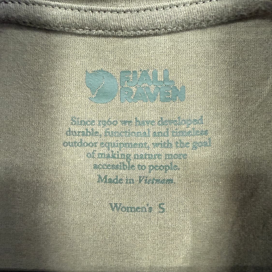 (우먼즈S)피엘라벤 FJALL RAVEN 빈팔티셔츠(올리브) 상품이미지2