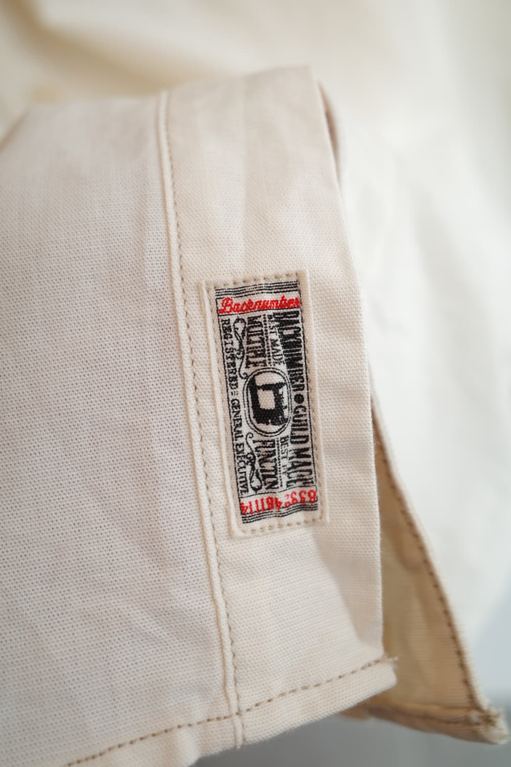 BACK NUMBER 와시데님 투포켓 워크셔츠 상품이미지6