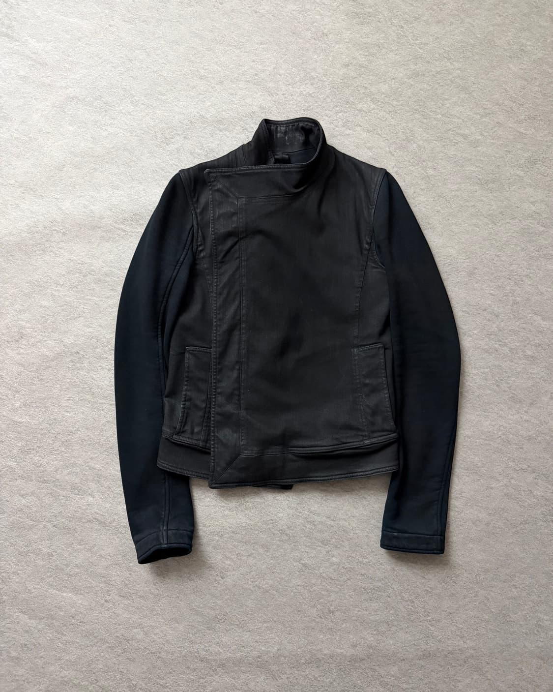 15AW 가레스퓨 사선 비대칭 하이넥 자켓 상품이미지1