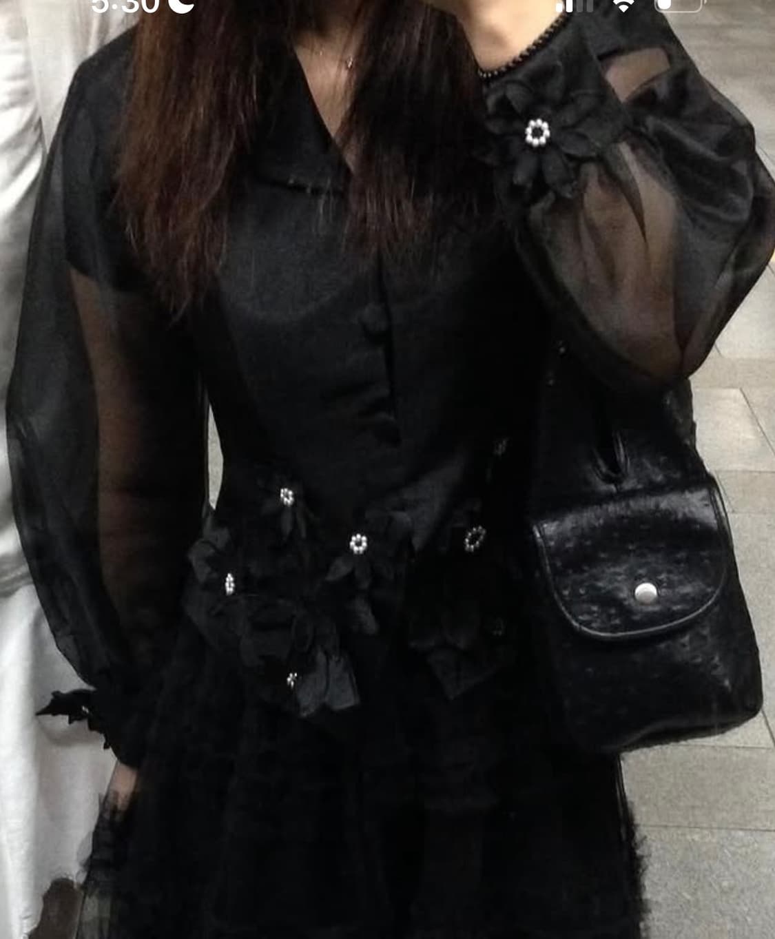 블랙시스루 자켓 (Vintage) 상품이미지2