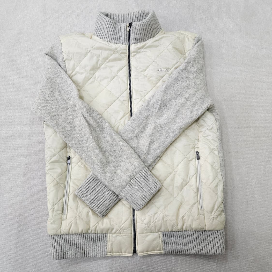 100 루이까스텔 방풍 니트 집업 0304Y 상품이미지1