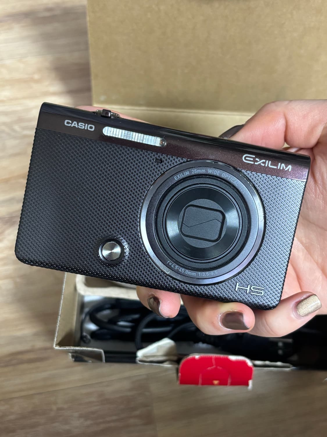 [풀박스/한국어지원] 카시오 엑슬림 EX-ZR50 브라운 상품이미지1