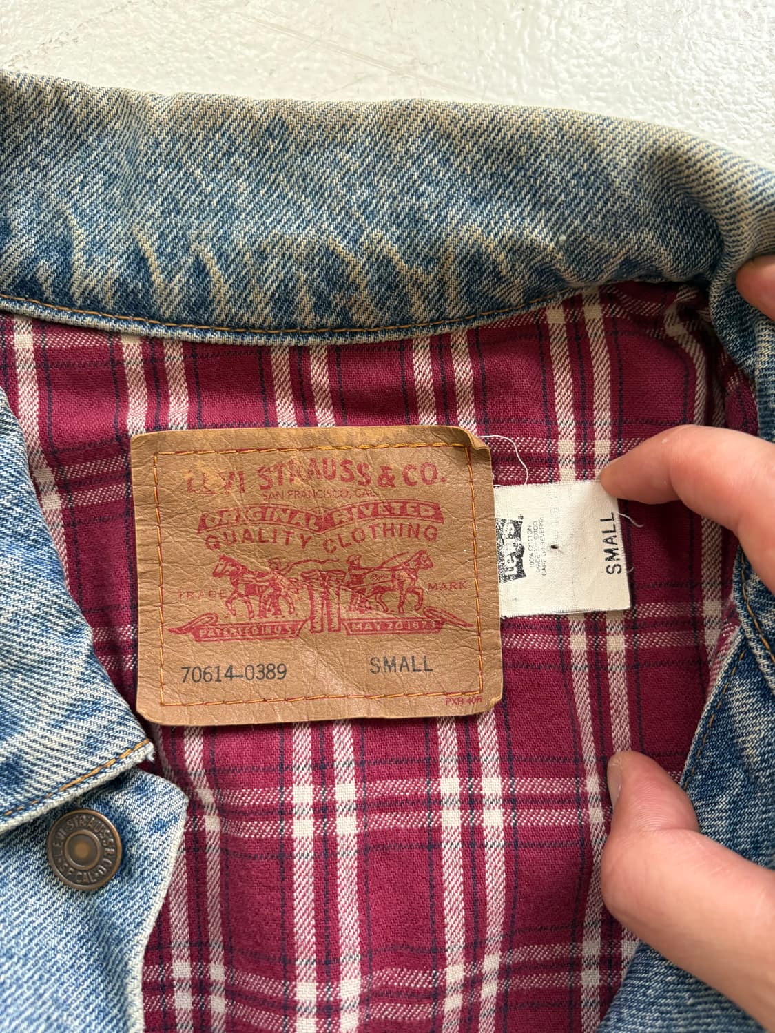 90's Vintage Levis 70614-0389  Denim JK 상품이미지4