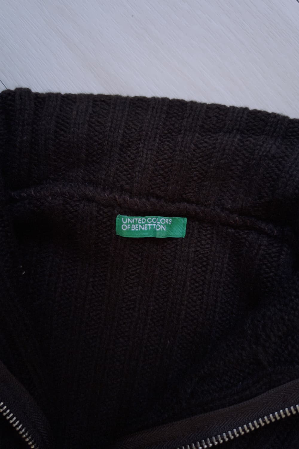 [BENETTON] diagonal line wool cardigan 상품이미지4