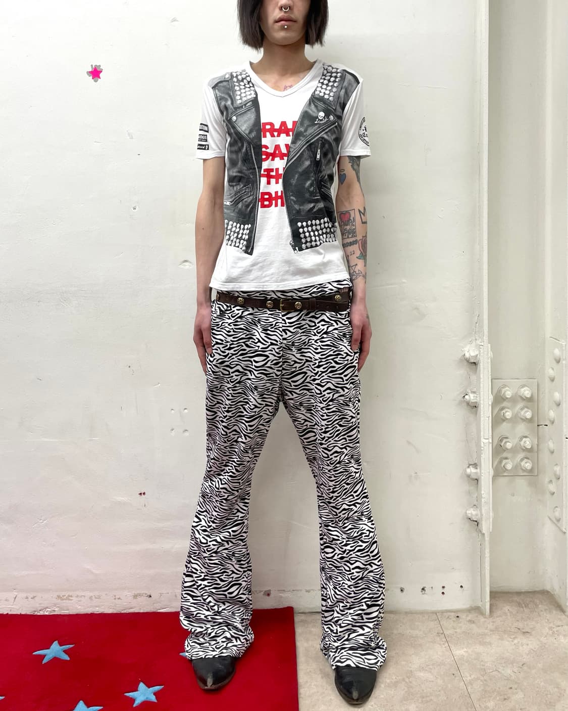 Stud Jacket Trong Fröuil T-shirt 상품이미지7