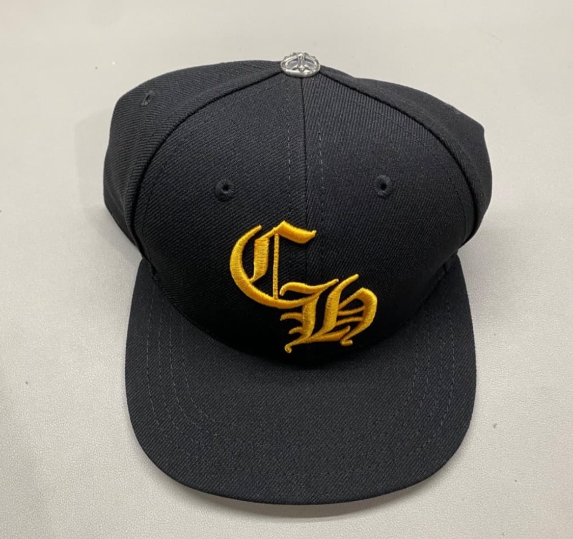 크롬하츠 ch 볼캡 모자 블랙 옐로우 상품이미지1