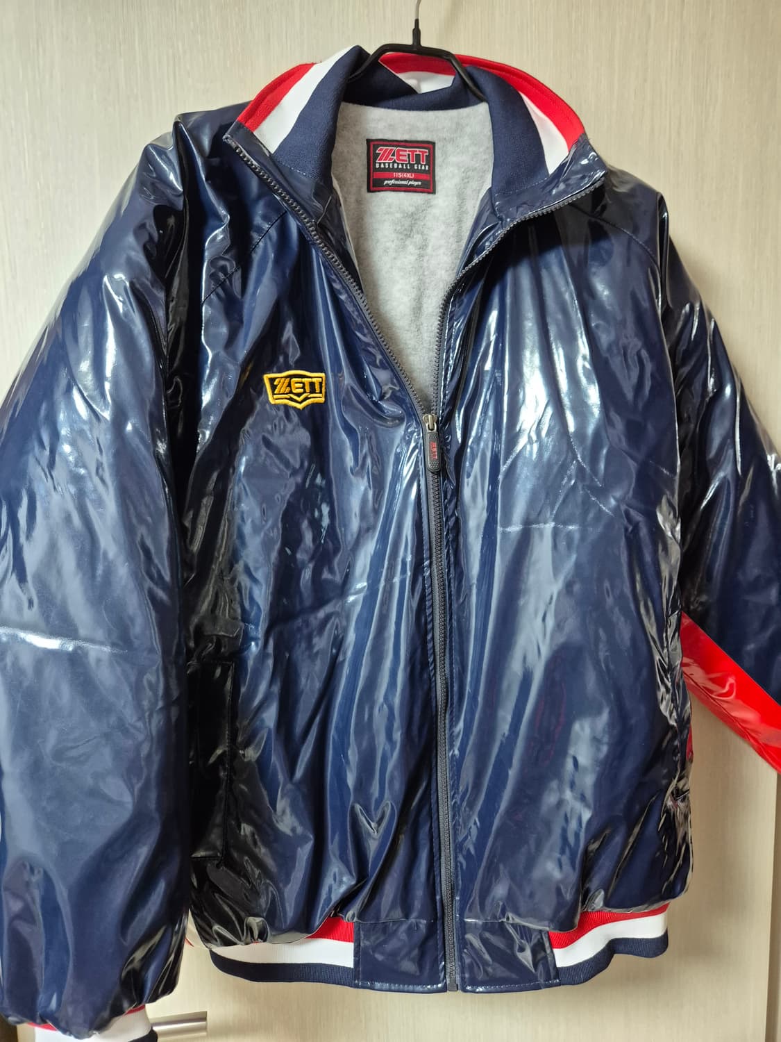 ZETT 유광 점퍼 야구점퍼 동계 야구점퍼  115 4xl 상품이미지2