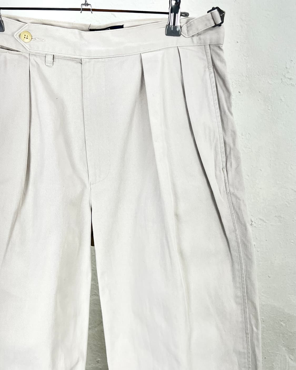 폴로 랄프로렌 90s 클라우드 댄서 더블 플리츠 치노 팬츠 상품이미지3