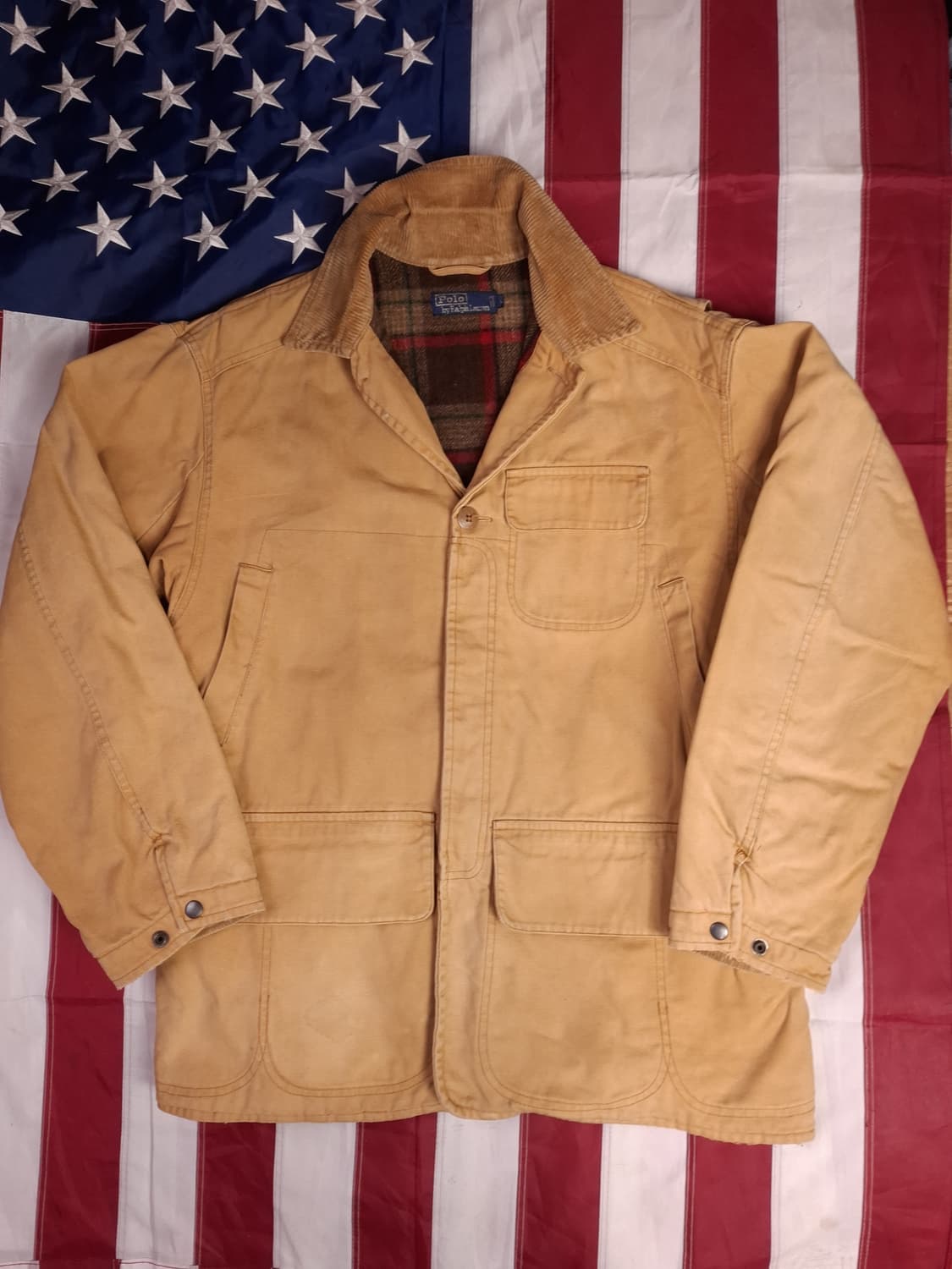 오리지날 80's 일본판 랄프로렌폴로 구형 모호크 헌팅 자켓 상품이미지1