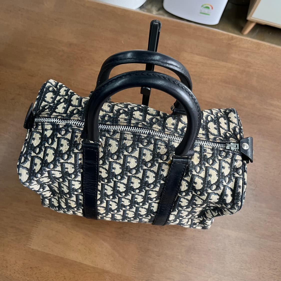 디올 올드 빈티지 오블리크 보스턴백 상품이미지3