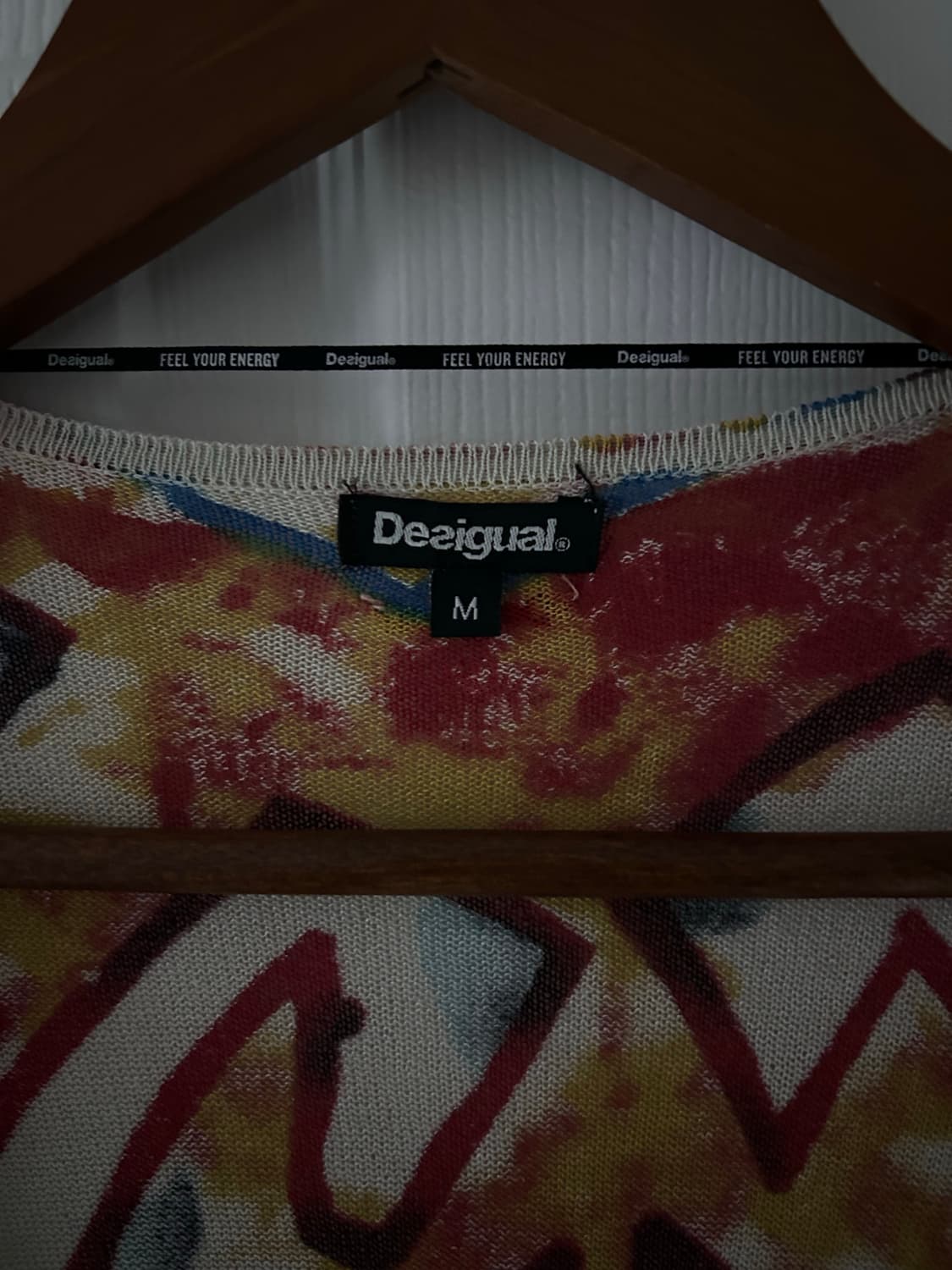 Desigual 프린지 프린트 태슬 가디건 M size 상품이미지5