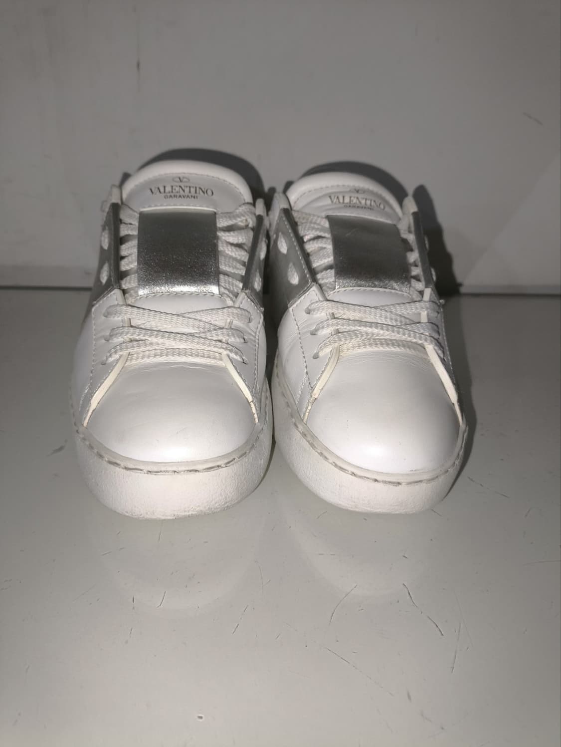 35 220mm 발렌티노 히든 오픈 메탈릭 스니커즈 상품이미지3