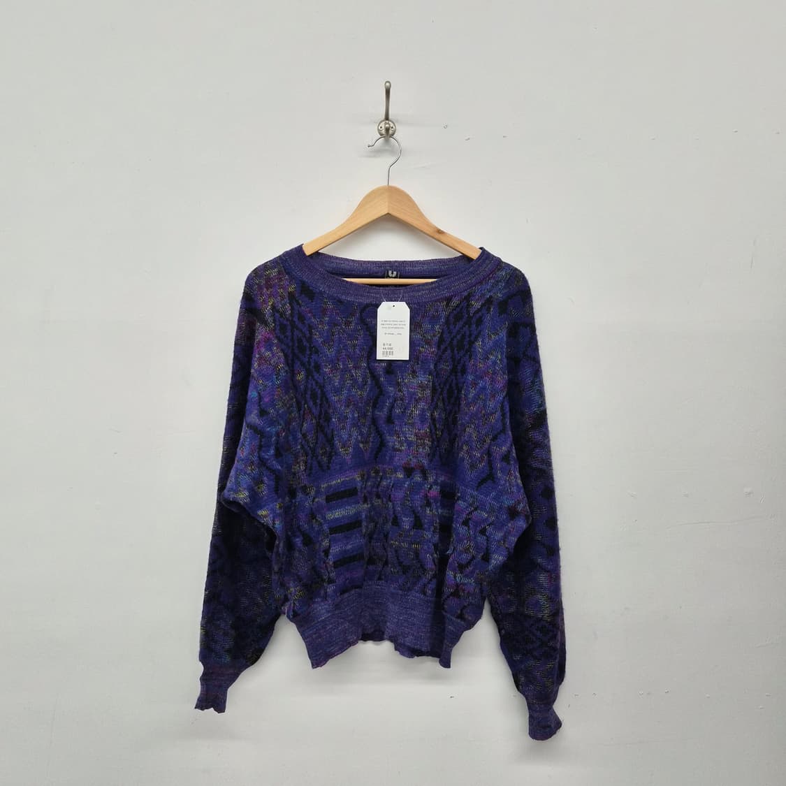 웅가로  라운드넥 퍼플 니트 여성 M 상품이미지1
