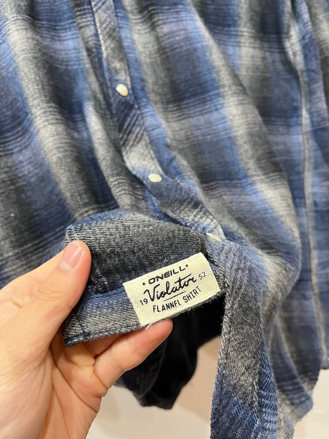 ONEILL 오닐 체크 플란넬 셔츠 상품이미지3