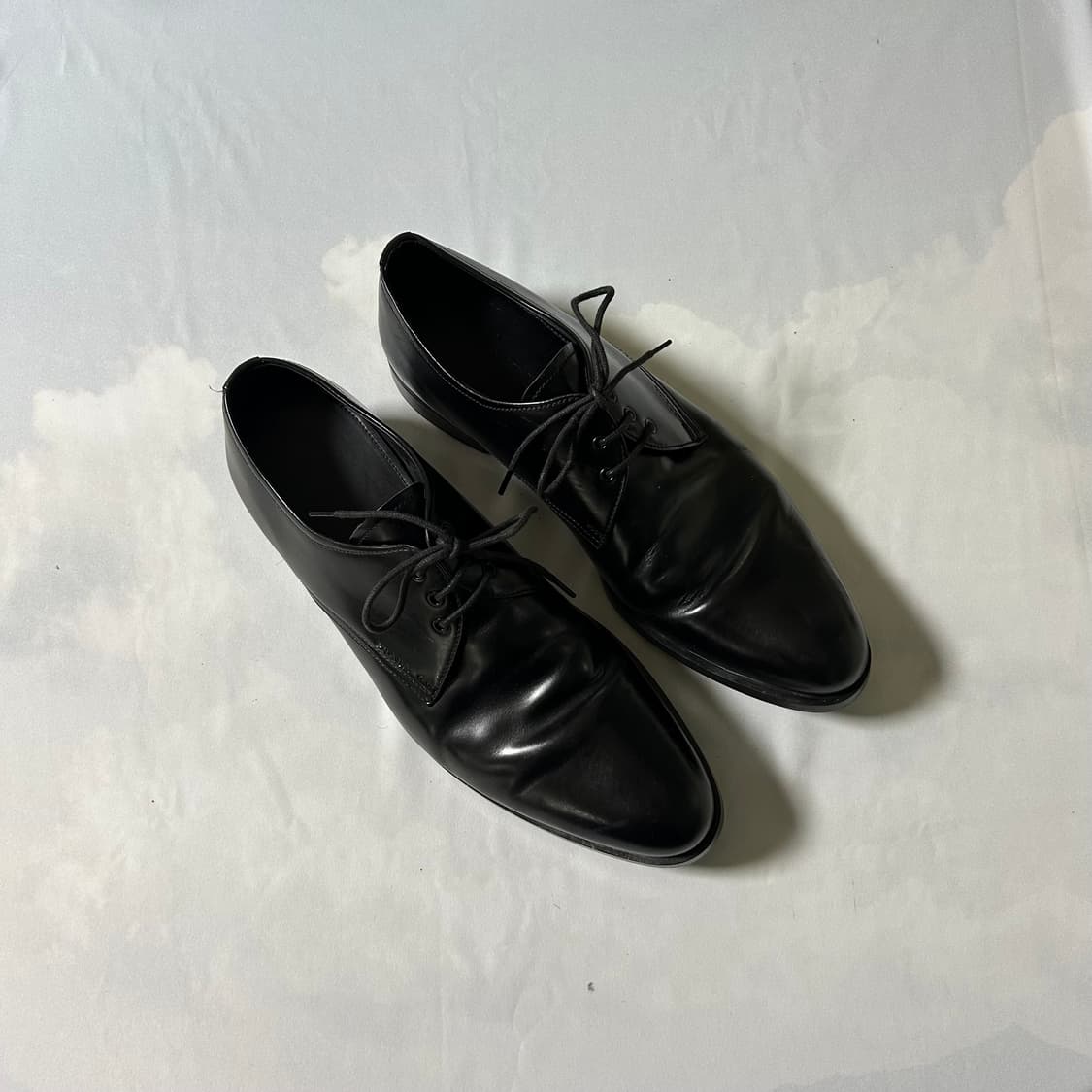 Prada classic dress lace up derby shoes 상품이미지2