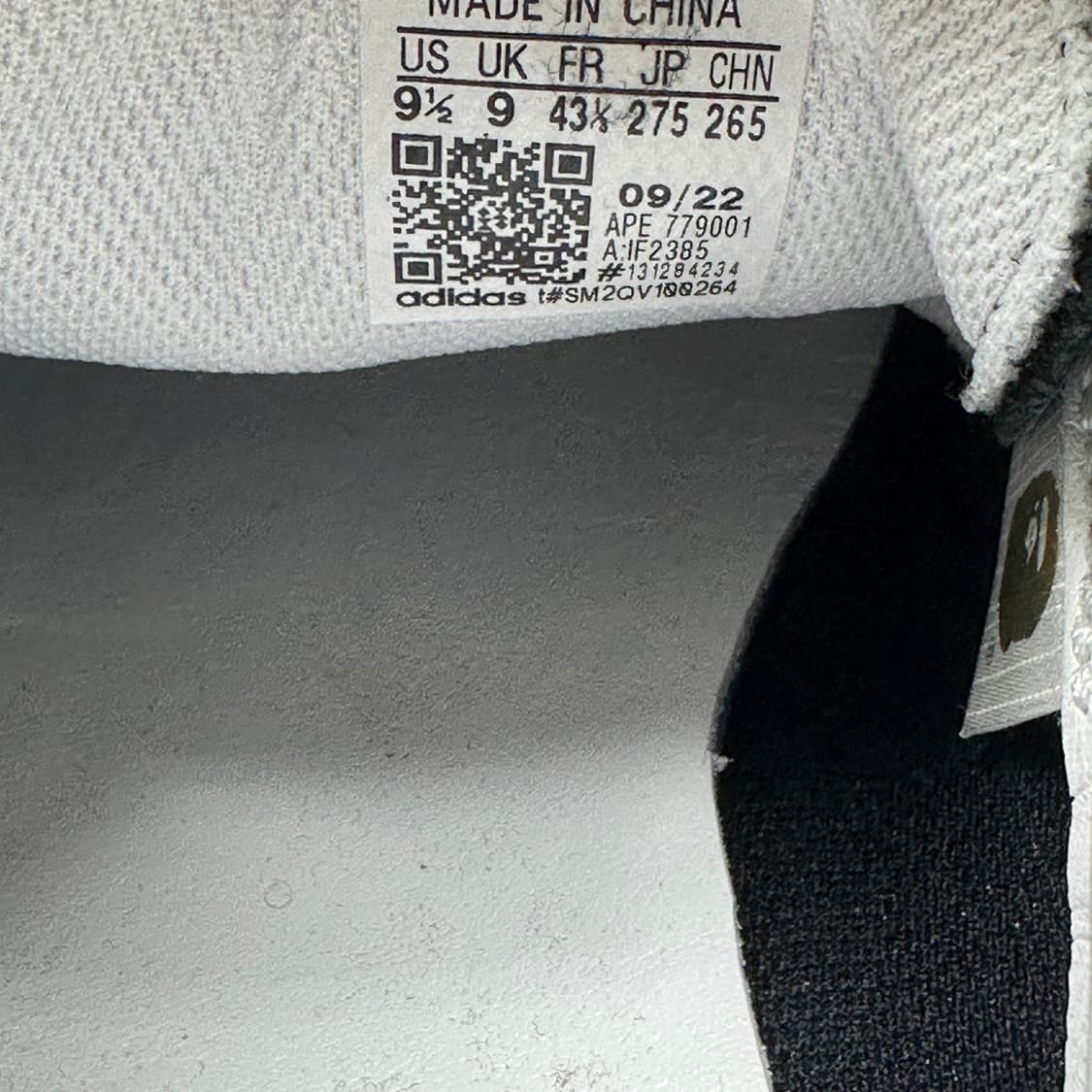 아디다스 x 베이프 슈퍼스타 80s 블랙/오프화이트 상품이미지6