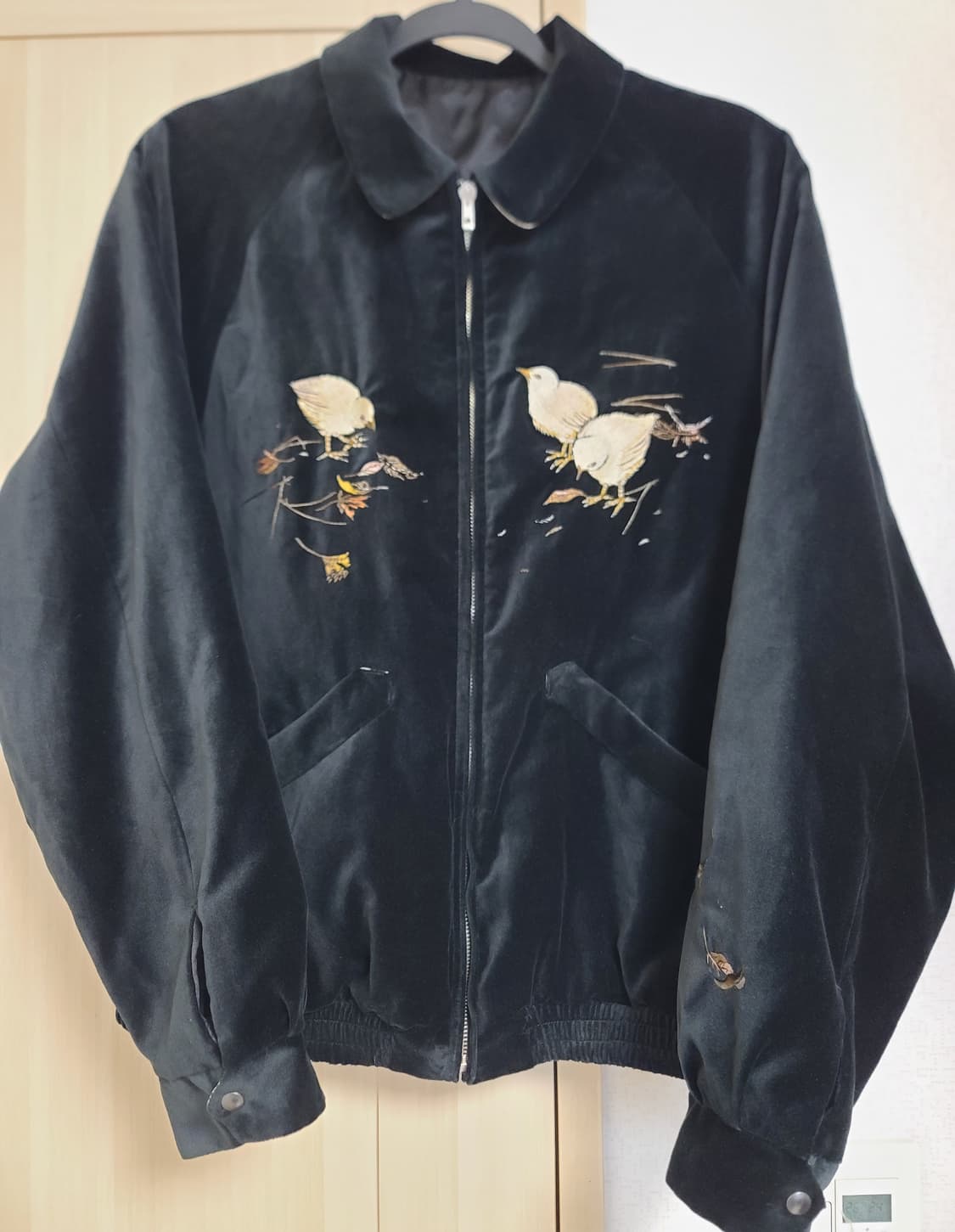 [38] 25AW 올드조 벨벳 수베니어 자켓 오닉스 상품이미지2