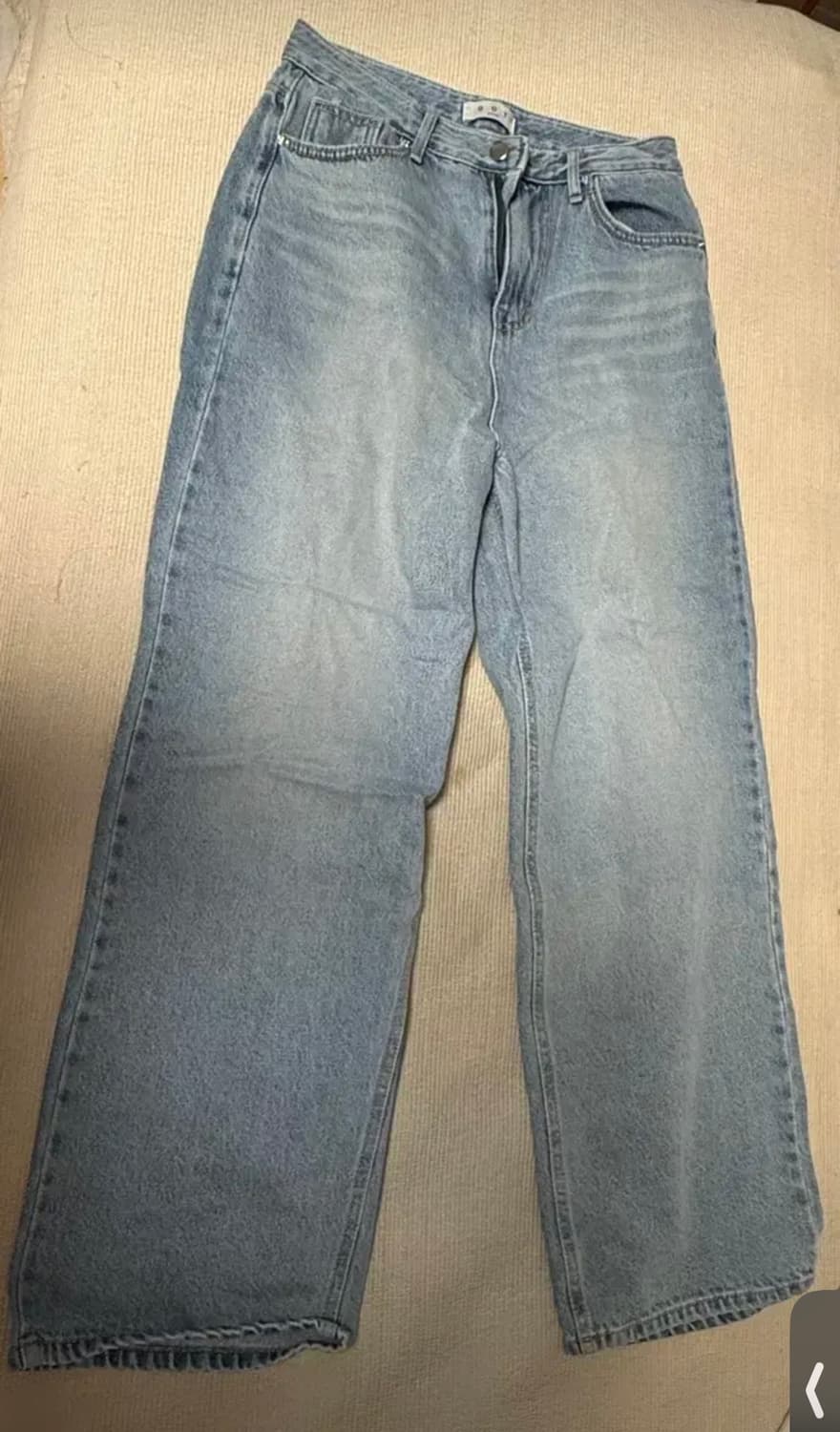 [OOT택]어리틀빗 avec wide denim pants S 상품이미지9