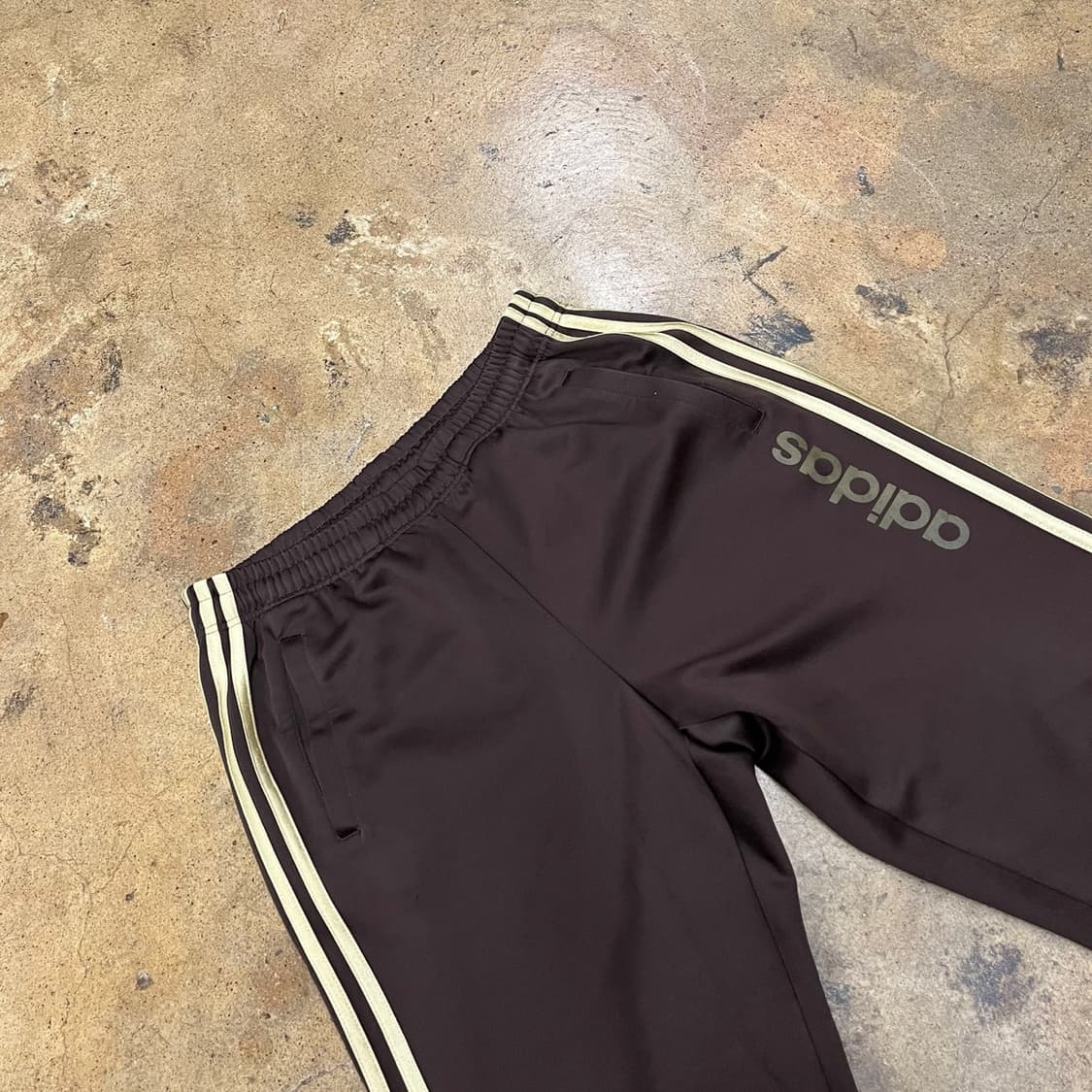 [정품/100] 아디다스 삼선 트레이닝 바지 브라운 초코  상품이미지1