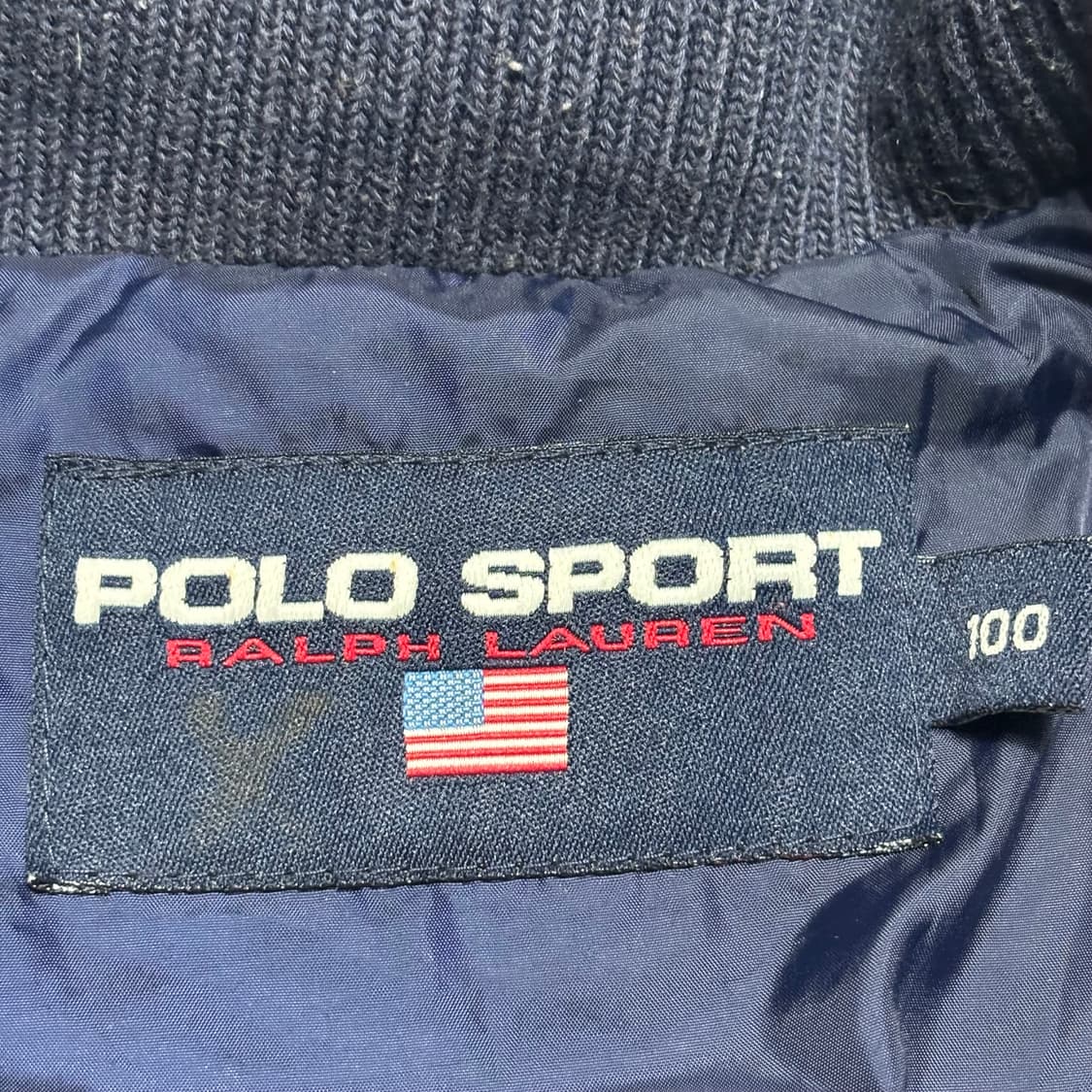 100 폴로 90‘s 레이싱 구스다운 패딩 상품이미지4