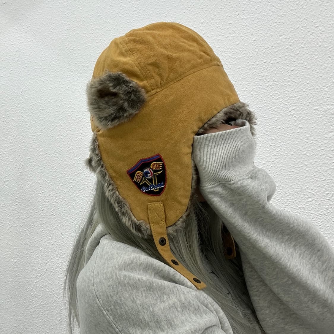 본더치 y2k 머스타드 군밤모자 상품이미지5