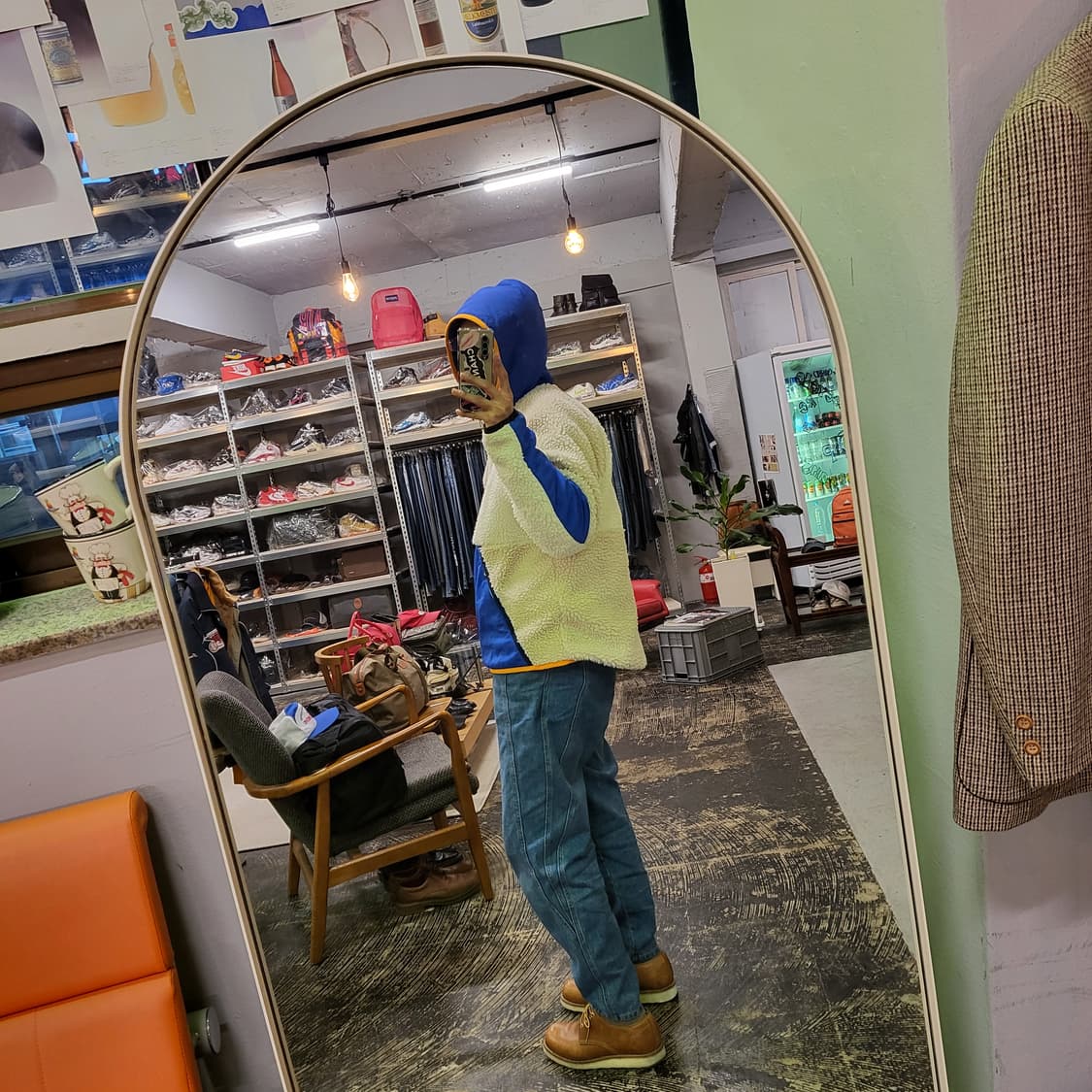 나이키 쉐르파 플리스 아노락 (XL) 상품이미지9