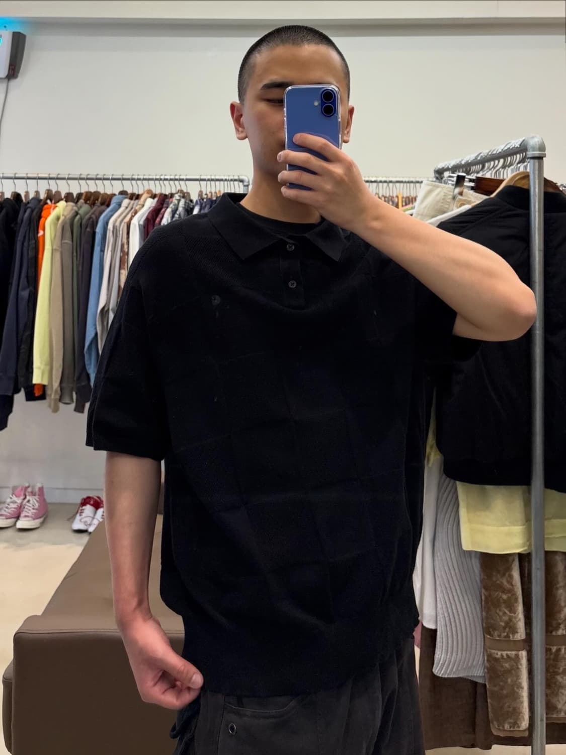 칼하트 wip 체커 폴로 반팔 상품이미지4