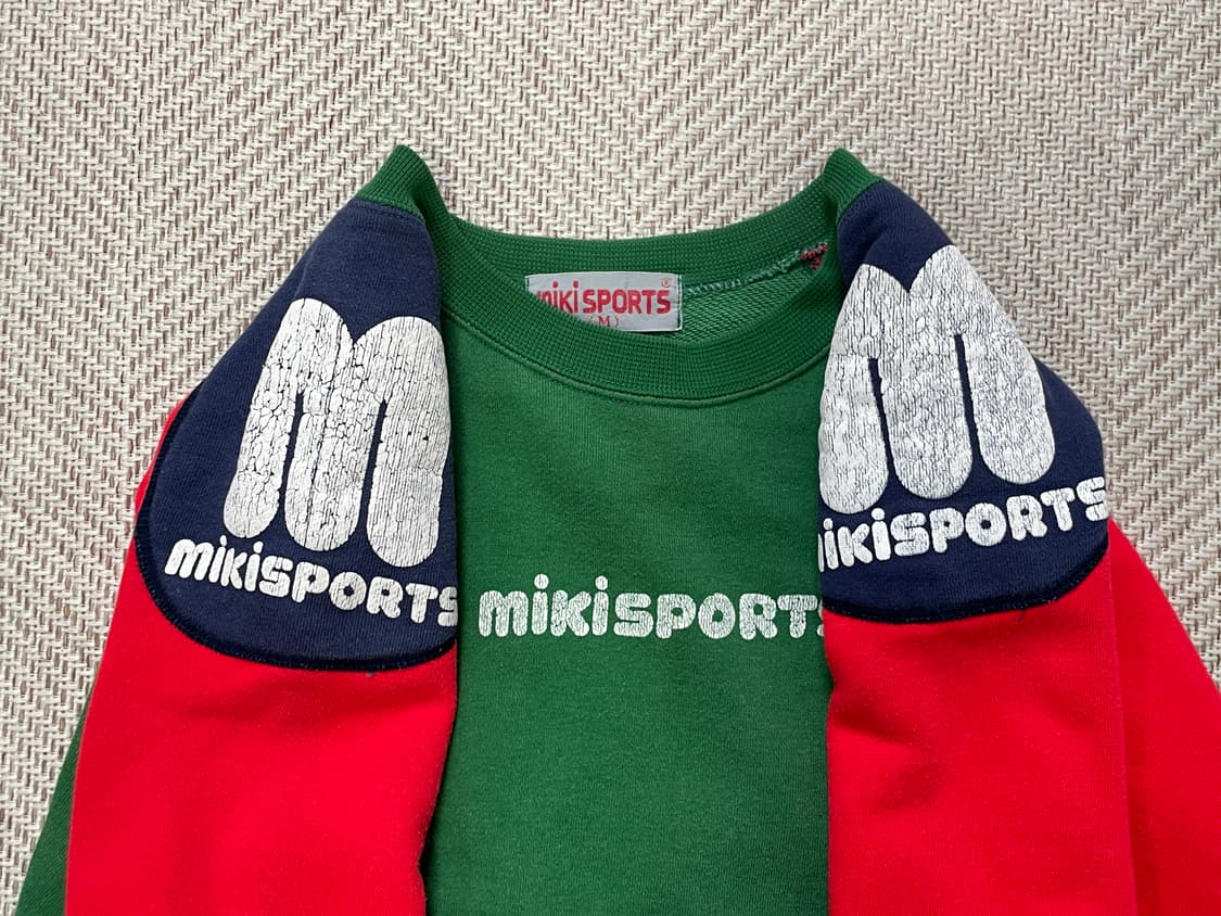 9~00s Miki sport 미키 스포츠 숄더패치 스웻 J04097 상품이미지8