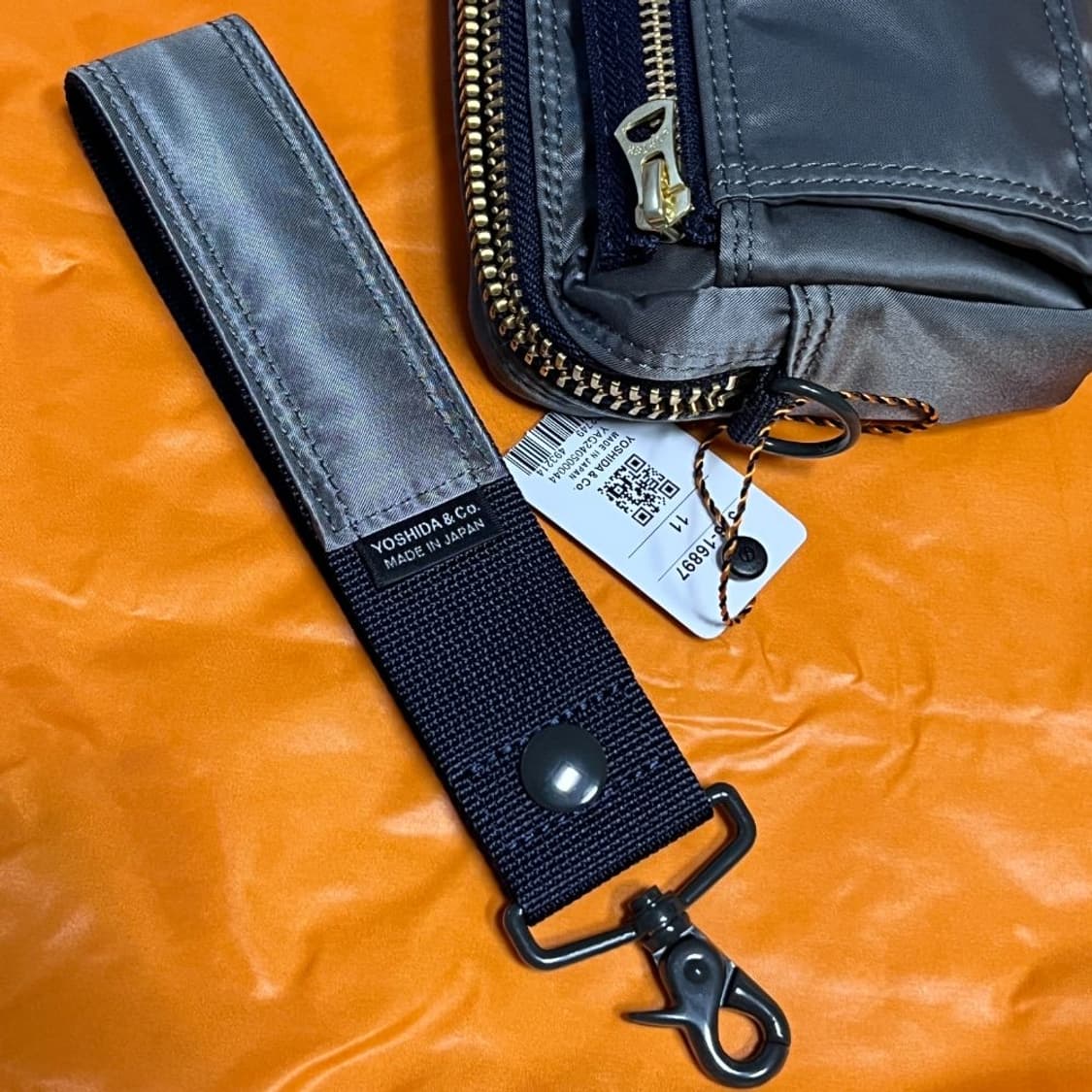 포터 PX UTILITY POUCH (실버그레이)+숄더스트랩 상품이미지5