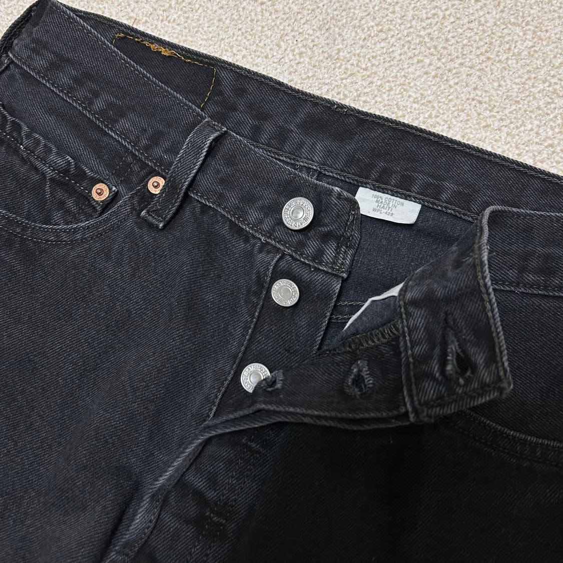 Levi’s 501 Black Denim Jeans 상품이미지7