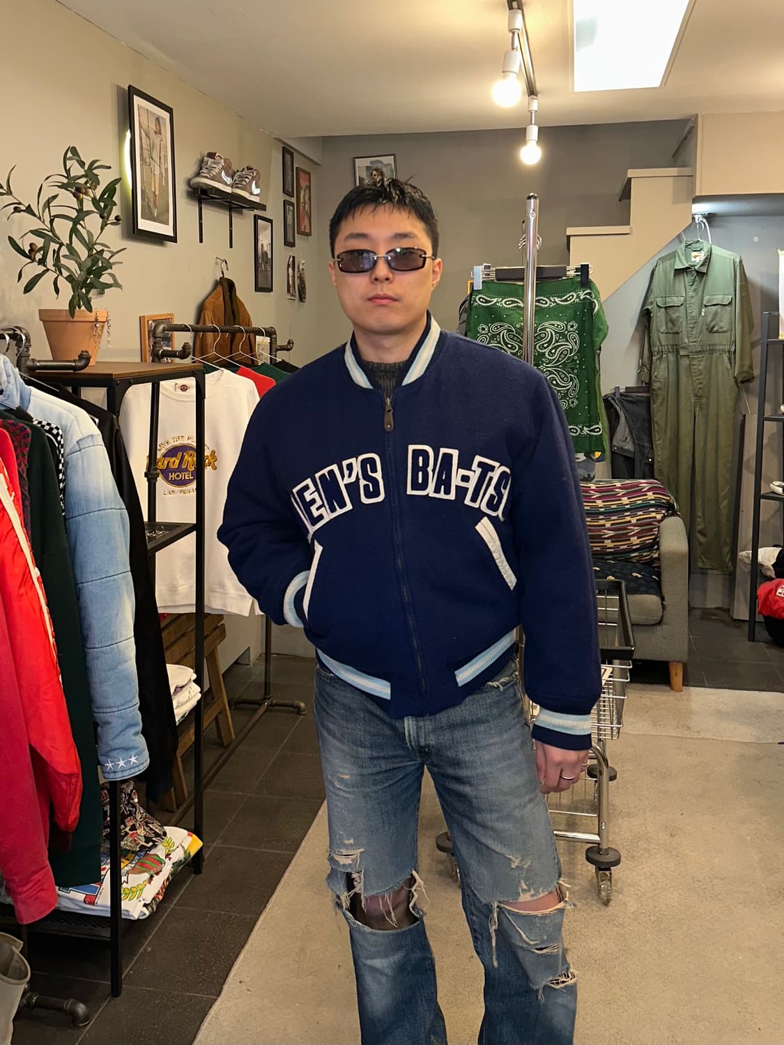 90‘s Men’s Ba-Tsu reversible bomber JK 상품이미지2