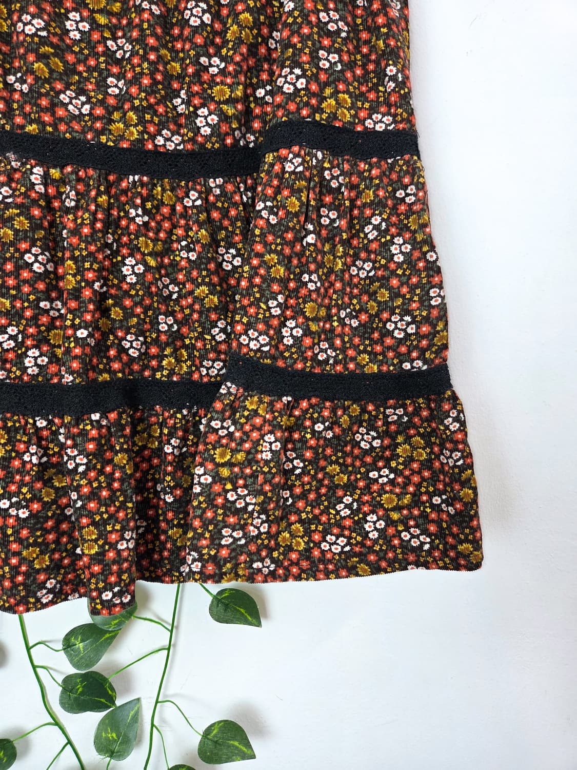 잔꽃 캉캉 미니 스커트 상품이미지3