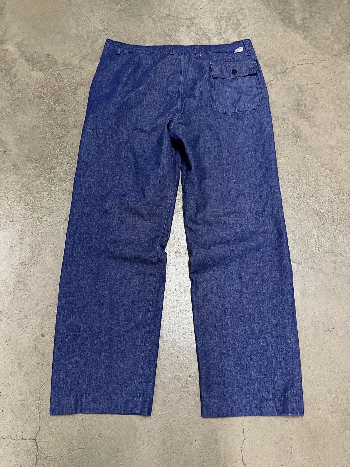 (DEADSTOCK)(36인치)OLD FRENCH 데님 프렌치워크팬츠 상품이미지2