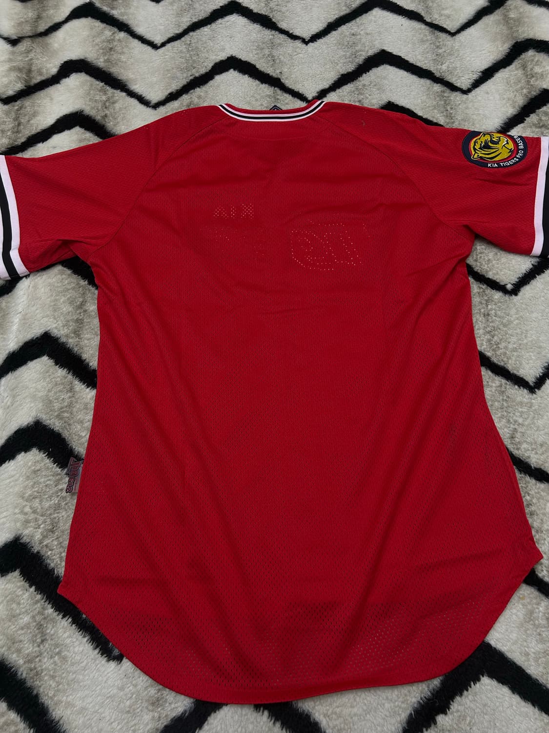 [XL]기아타이거즈 메쉬 반팔유니폼/노마킹 상품이미지4