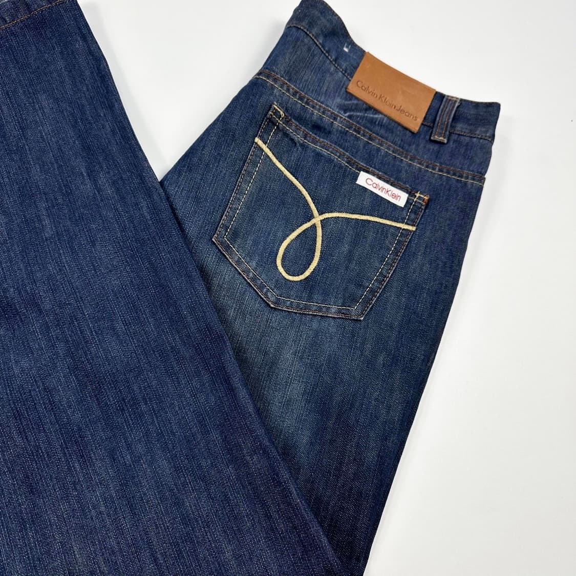 캘빈클라인 CK 레트로 와이드 데님 팬츠 (36인치) 상품이미지1