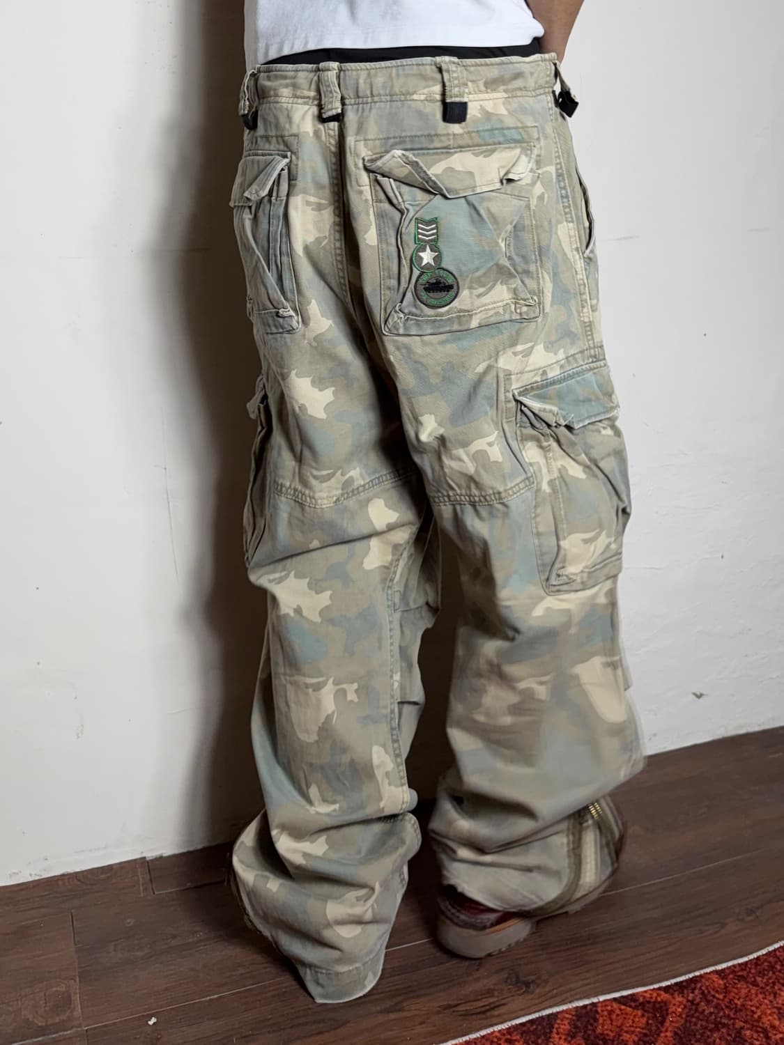 빈티지 카모 카고팬츠 상품이미지2