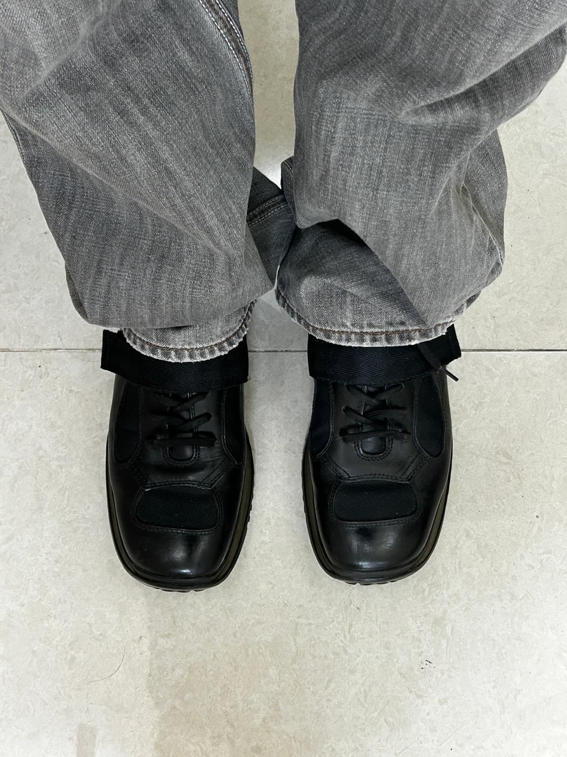 프라다 스포츠 00s 레더 컴뱃부츠 상품이미지9