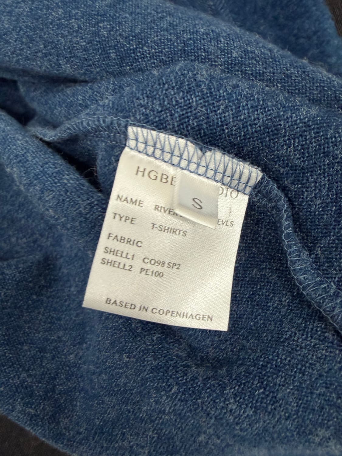 HGBB STUDIO river longsleeves blue(S) 상품이미지2