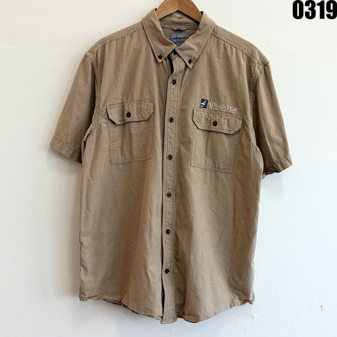 칼하트 오리지널 핏 반팔 셔츠 XL 0319 상품이미지1